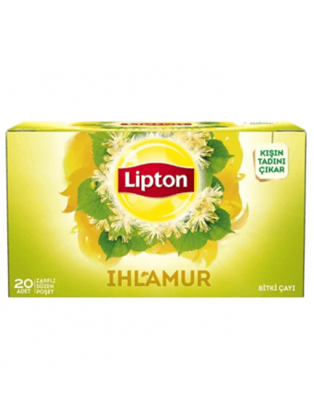 Lipton Ihlamur Bardak Poşet Bitki Çayı 20 Adet