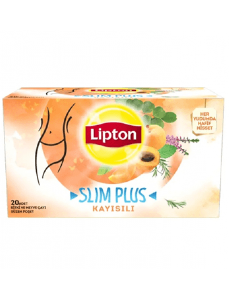 Lipton Slim Plus Kayısılı Bardak Poşet Çay 20'li