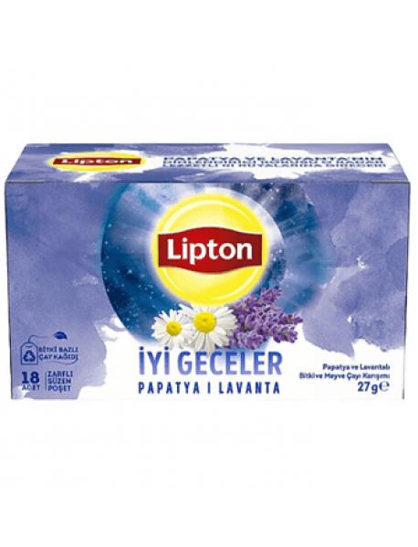 Lipton Papatya ve Lavanta İyi Geceler Çayı 18'li