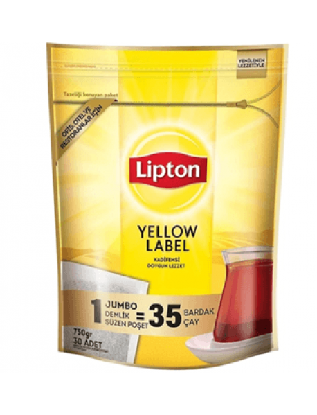 Lipton Yellow Label Jumbo Demlik Poşet Çay