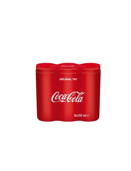 Coca-Cola Orijinal Tat 6x250 ml Kutu